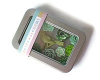 Green Flower Magnet Set